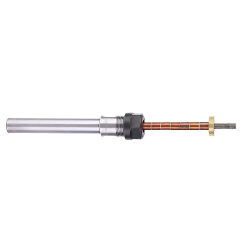 Adjustable Pen Mandrel For Woodturning MT1 6mm Diameter Steel Lathe Tool with brass nut and exposed shank
