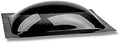Smoke 22 By 34 Inches RV Skylight Made From Durable Polycarbonate Thermoformed Roof Light, side view, black dome, no metal flange