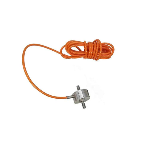 Mini Tension And Compression Load Cell Inline Sensor 0 To 300 Kg Capacity For Small Spaces High Accuracy With Stable Performance 1.0 To 1.5 mV Per V Sensitivity Stainless Steel Low Height Corrosion Resistant Ideal For Tight Enclosures Recommended, orange cable