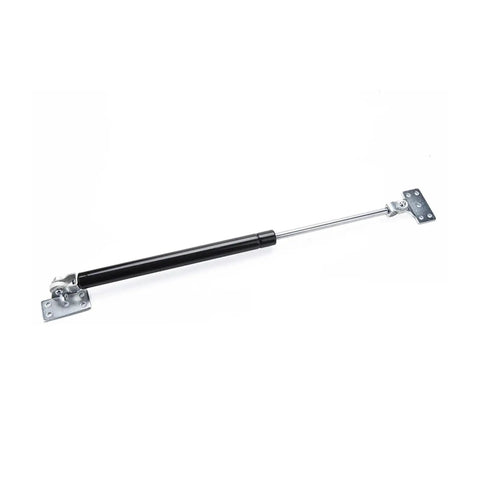 Gas Spring Lift Cabinet Door Hinges For Kitchen Cupboard With Soft Open Lid Stays, Smooth Quiet Operation, black metal piston view