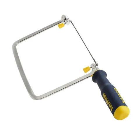 ProTouch Coping Saw With Ergonomic Handle And Durable DuraSteel Pins, Pro-Grade High-Speed Steel Blades For Clean Cuts, Flat-Bar Frame, 17-Tooth Count, 5-1/2 Inch Frame Depth, 6-1/2 Inch Blade Length, Built For Smooth, Precision Woodworking