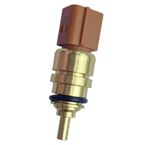 DAOKACUO coolant temperature sensor with brass body and brown plastic connector