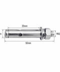 8 Piece M6x50mm External Hex Expansion Bolts 304 Stainless Steel With Nuts And Washers For Concrete Sleeve Anchors Pool Safety Cover Anchoring Rust Resistant Expansion Screws Ideal For Concrete Or Masonry Projects And Easy Installation