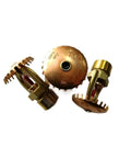 Top Notch Real Deal Copper Upright Fire Sprinkler Head With 3/4 Inch NPT Male Fitting And Large Orifice For Standard Response Fire Rig Built Different To Handle The Job Site Grind Daily, featuring large square heads.