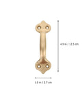 Brass Drawer Handle 125mm Matte Finish Cabinet Pull For Wardrobe Doors And Windows Dope Sleek Hardware For Kitchen And Bathroom Cabinets.