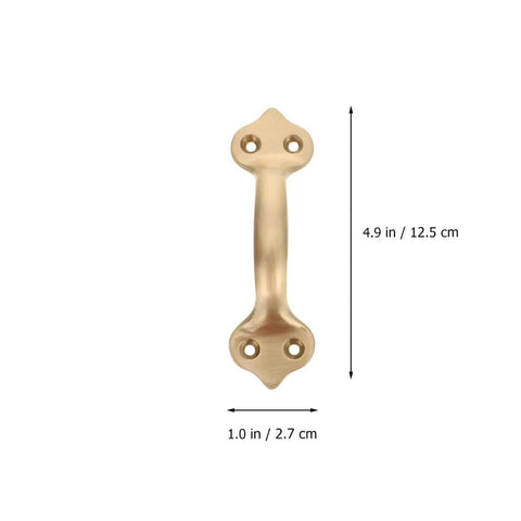 Brass Drawer Handle 125mm Matte Finish Cabinet Pull For Wardrobe Doors And Windows Dope Sleek Hardware For Kitchen And Bathroom Cabinets.