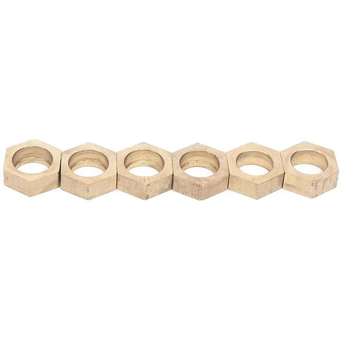 Five Eighth Inch T Slot Eccentric Clamping Kit Pro Grade Heavy Duty 18 Piece Set With Half Inch To Thirteen Thread Clamp Nuts For Lathe And Milling Machines Copper And Steel Reusable Fixture, six brass T-nuts