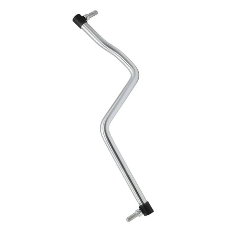 Replacement Drag Link 532175121 175121 Steering Arm For Riding Lawn Mowers 16-1/4 Inch Length Compatible With Husqvarna Poulan Poulan Pro Roper Sears Mowers silver steel steering link with threaded ends