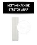 Two Pack Go To Vented Stretch Wrap Roll, 20 X 10000 Feet Clear Pallet Netting, Heavy Duty Industrial Plastic Film, netting machine stretch wrap