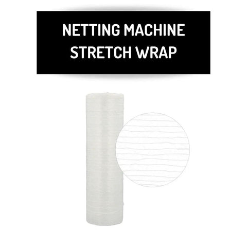 Two Pack Go To Vented Stretch Wrap Roll, 20 X 10000 Feet Clear Pallet Netting, Heavy Duty Industrial Plastic Film, netting machine stretch wrap