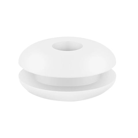 Heavy Duty Silicone Cable Grommets 50 Count Portable Railing Protectors For Metal Posts Lightweight Ring Sleeves Keeps Wires Safe Indoors Outdoors white 14mm grommet