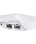 Back view of Deco M5 WiFi System Single Pack showing ethernet ports for secure whole home coverage renewed easy setup expandable mesh network.
