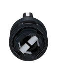 Harmony XB5 Two-Position Selector Switch Head With Stay Put Mechanism, dark gray bezel for 22mm cutouts, ergonomic control.