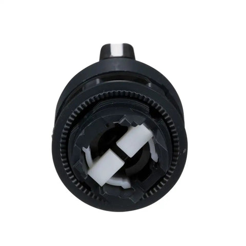 Harmony XB5 Two-Position Selector Switch Head With Stay Put Mechanism, dark gray bezel for 22mm cutouts, ergonomic control.