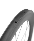 Pro Grade Carbon Fiber Road Bike Wheels 50mm Clincher Wheelset 700C Racing Aero Beasts With Shimano Hub Body Lightweight Toray T700C Construction EN Quality Tested 1565g Pair, close-up of rim