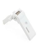 Rugged RV Fridge Freezer Compartment Hinge Replacement for Dometic Fridge White Durable Motorhome Caravan Refrigerator Hinge Part