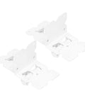 Heavy Duty Carbon Steel Garden Door Hinge And Fence Gate Hardware For Outdoor Security With Straightforward Install and durable white finish.