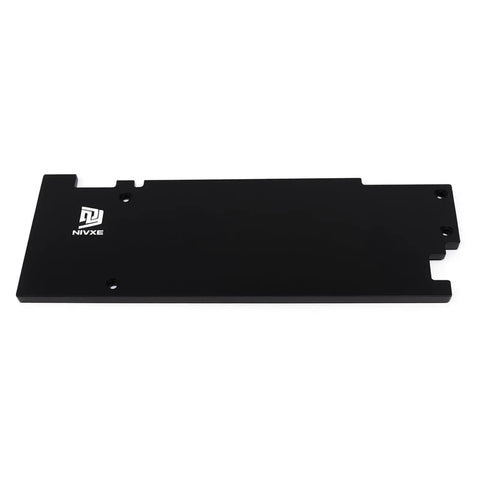 Beefed-Up Aluminum GPU Backplate for GIGABYTE GeForce RTX 5060 and RTX 5050 OC Low Profile 8GB Cards, sleek black rear cover