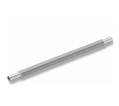 VCR bellows hose, SUS316L stainless steel, 500mm length, 1/4 in fittings, female-to-male, flexible vacuum tube.