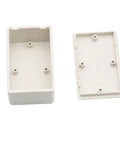 5Pcs Small Junction Boxes Set ABS Plastic Electrical Project Power Enclosures White 2.4 x 1.42 x 0.98 Inches Durable DIY Electronics Boxes