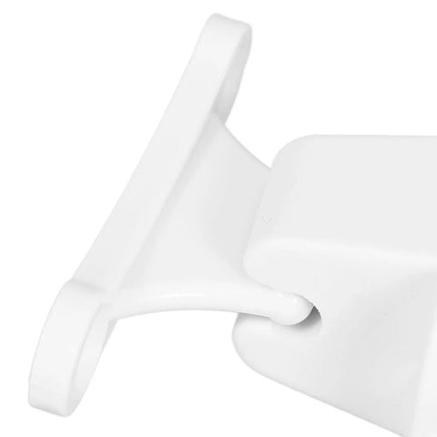 Stylish Universal Nylon RV Door Catch With Fixed Hook For Easy Setup And Secure Hold Inside Your Camper Or Motorhome Adds Sleek Modern Upgrade - close-up of white nylon material and hook design.