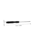 Small screwdriver from Eyeglass Repair Kit With Screws And Nose Pads For Quick Glasses Fixes Essential Tools For Everyday Eyewear