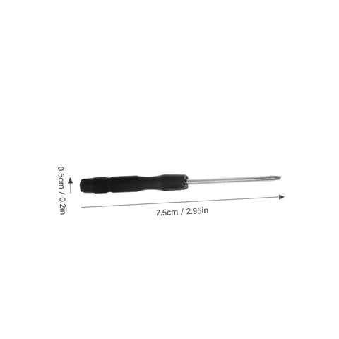 Small screwdriver from Eyeglass Repair Kit With Screws And Nose Pads For Quick Glasses Fixes Essential Tools For Everyday Eyewear