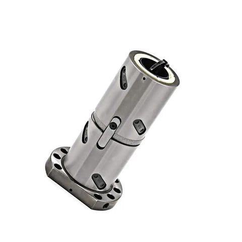 Zero Backlash Dual Nut Ball Screw Assembly for CNC Machines and 3D Printers, 5mm Lead, Bearing Steel Build, vertical view