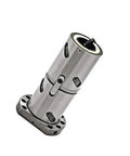 Dual Nut Ball Screw Assembly With 5mm Lead For CNC And 3D Printers, Slick Low Backlash, steel with mounting sleeve