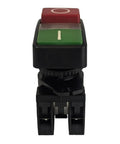 Industrial Push Button Switch With 1NO 1NC Contacts For Electrical Equipment, Compatible With AC 125V 250V And 400V, front view