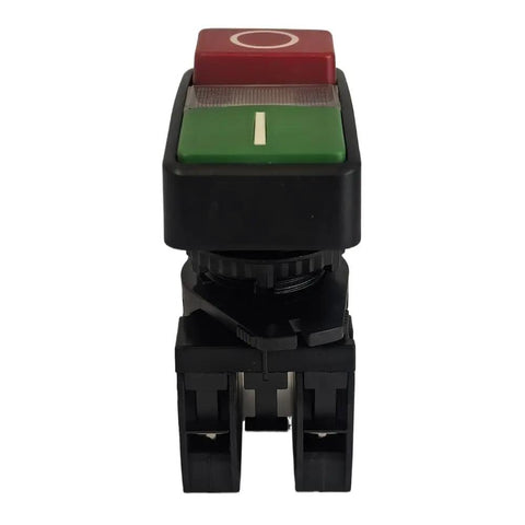 Industrial Push Button Switch With 1NO 1NC Contacts For Electrical Equipment, Compatible With AC 125V 250V And 400V, front view