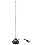 Dual Band VHF UHF NMO Antenna for 2m and 70cm Mobile Radios With Magnetic Base 16 Ft RG58 Cable PL259 UHF Mount Pre Tuned And Ready