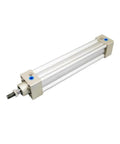 No Nonsense Heavy Duty SI Series Pneumatic Air Cylinder Mechanical Actuator with 500mm stroke viewed from the side.