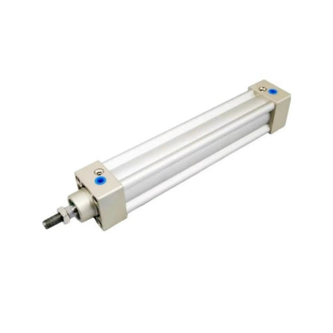 No Nonsense Heavy Duty SI Series Pneumatic Air Cylinder Mechanical Actuator with 500mm stroke viewed from the side.