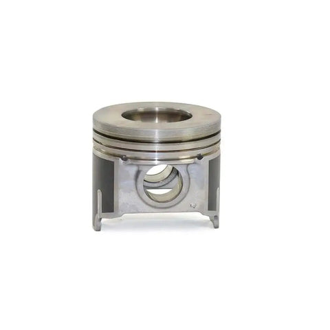 Piston And Rings Replacement Kit For Kubota Engines Replaces Part 1J751-21111 With Exact Specs For Heavy Duty Construction Equipment And Supremely Reliable Compression And Combustion Performance. silver piston with ring grooves