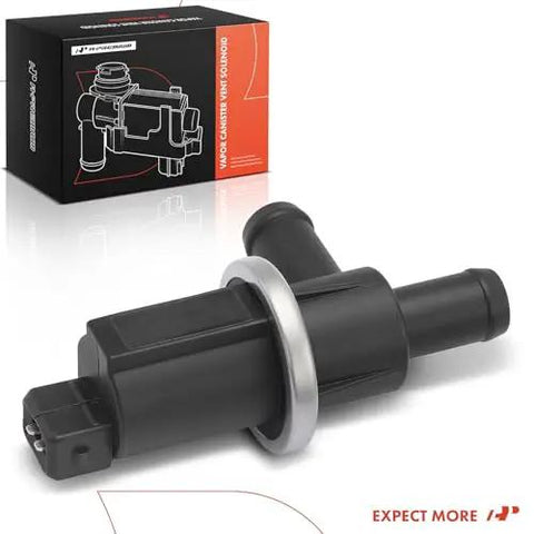 Front view of EVAP Canister Vent Solenoid Valve Replacement For Hyundai And Kia Sedans And SUVs with packaging