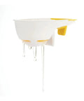 3 In 1 Egg Separator With Raised Edge And Non Slip Grip for clean drips and shell-free batter
