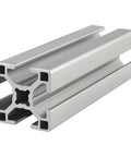 30 Series 30mm By 30mm Aluminum T Slot Extrusion With Four Open T Slots 610mm Length Clear Anodize For DIY CNC Routers Linear Rails And Framing 8020 Style Modular Aluminum Profile, shown in cross-section