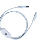 Slick Touch Dimmer Power Extension Cable With Heavy Duty Flexible PVC Cord and On Off Switch for lighting projects