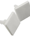 Sticky PCB Spacer Adhesive Standoffs Plastic Columns White 25 Pieces 20mm Square Base With 22.8mm Height Buckle Design close-up view