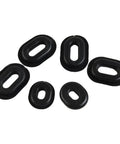 Rubber Side Cover Grommet Kit For CB CL SL XL CT TL Series Motorcycles With Durable Rubber Grommets For Easy Side Cover Removal And Secure Fit Compatible With 100 125 200 350 500 Models, 6 black rubber grommets