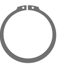 Two And A Half Inch External Snap Ring Tru Arc Type For Shafts Built Tough In Carbon Steel 0.078 Inch Thick With 2.360 Inch Groove Diameter