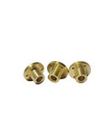 Three T14 brass anti-backlash lead screw nuts for 3D printers and DIY engravers, high precision 3mm pitch, easy install, smooth motion
