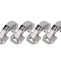 Soft Close Hydraulic Cabinet Hinges With 90 Degree Opening, Heavy Duty Steel Buffer For 16mm Thick Cabinets, silver finish
