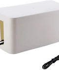 Mini Cable Management Box For Home Theater Office Or Dorm Hide Those Cables Fast With A Simple Wrap Wire Concealer Cord Cover