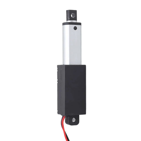 Sturdy Mini Linear Electric Actuator With Fast 15mm Second Speed And Aluminum Tube for sofa or robot projects, showing compact design and wiring.