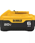 20V Max Lithium Ion Battery Starter Kit with 6.0Ah battery, yellow and black design, for cordless power tools.