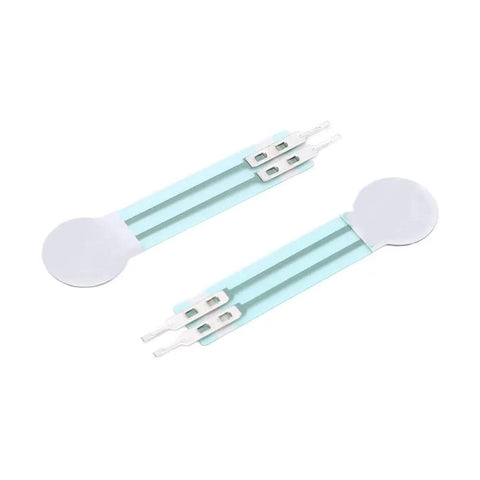 Two Pack Thin Film Pressure Sensor, Flexible Bendable Force Sensitive Resistor, 20g To 3kg Range, High Accuracy With Low Drift, Ideal For Auto And Industrial Measurement Applications, two thin sensors with leads