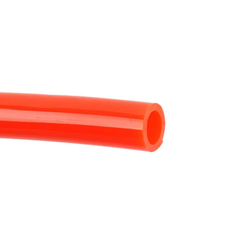 Orange PU Pneumatic Air Tubing Hose Three Eighths Inch Diameter Ten Meter Length For Air Lines Or Fluid Transfer Flexible Durable Polyurethane Tube