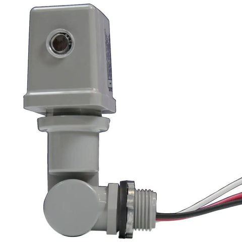 120 Volt Stem and Swivel Mount Thermal Photocontrol With Auto Light Sensor And Delay Feature For Outdoor Lighting Durable UV Resistant Housing